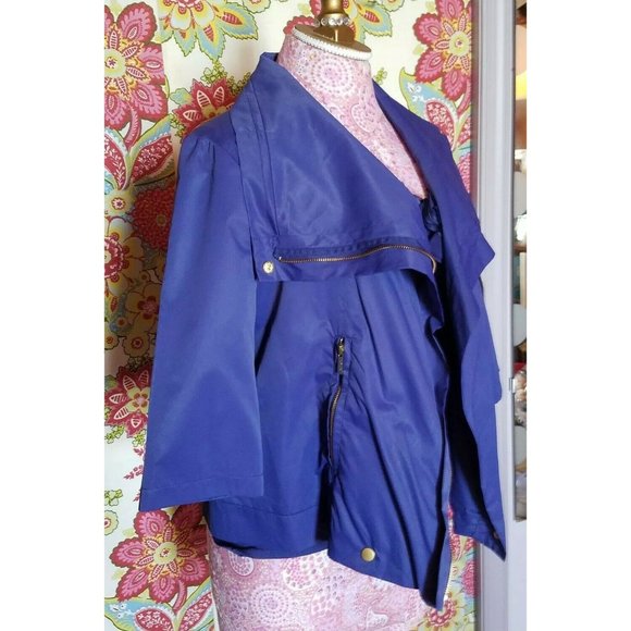 VintageJacket & Cami Set 90's Ravel Zipper Royal Blue 2 piece set Women's Size L - Picture 3 of 9